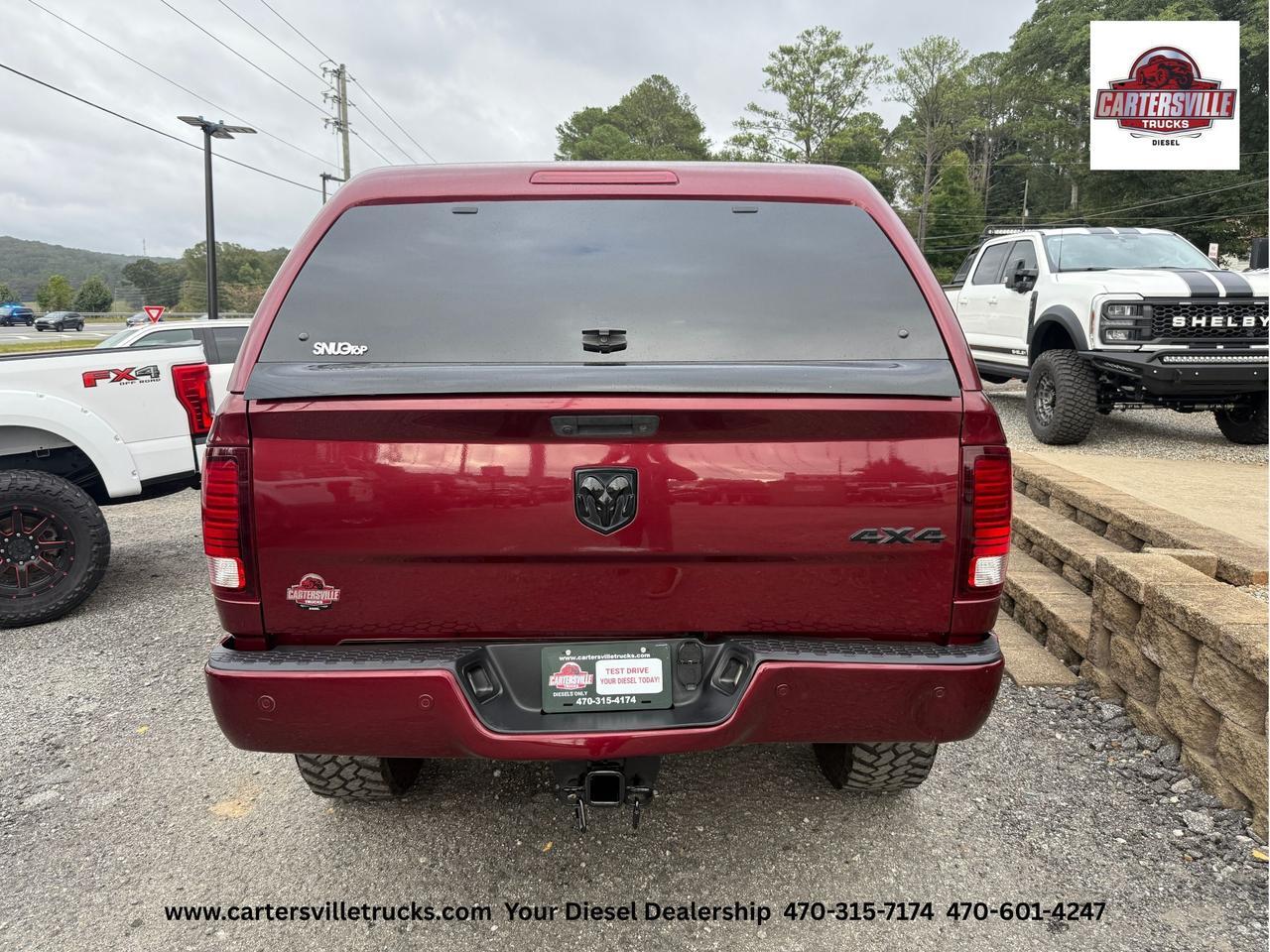 2018 Ram 2500 Laramie 4X4 - LEVELED - CAMPER SHELL Cartersville GA