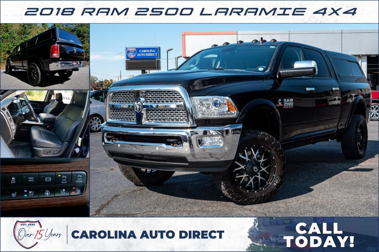 2018 Ram 2500 Laramie 4X4 / ARE Cap / Wheels & Tires / Turbo Diesel! Lincolnton NC