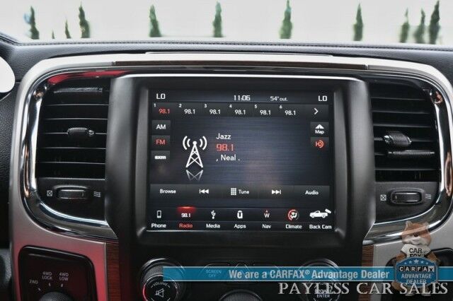 2018 Ram 2500 Laramie / 4X4 / Mega Cab / Cummins Turbo Diesel / Auto Start / Power Heated & Ventilated Leather Seats / Heated Steering / Navigation / Apple CarPlay & Android Auto / Bed Liner / Back Up Cam / Tow Pkg Anchorage AK