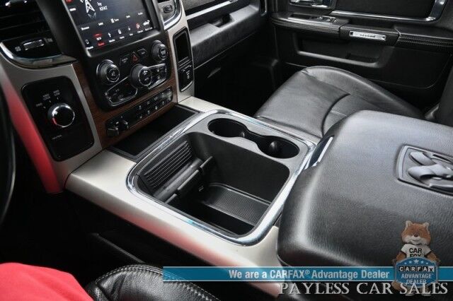 2018 Ram 2500 Laramie / 4X4 / Mega Cab / Cummins Turbo Diesel / Auto Start / Power Heated & Ventilated Leather Seats / Heated Steering / Navigation / Apple CarPlay & Android Auto / Bed Liner / Back Up Cam / Tow Pkg Anchorage AK