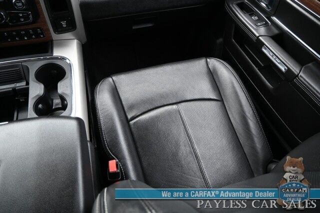 2018 Ram 2500 Laramie / 4X4 / Mega Cab / Cummins Turbo Diesel / Auto Start / Power Heated & Ventilated Leather Seats / Heated Steering / Navigation / Apple CarPlay & Android Auto / Bed Liner / Back Up Cam / Tow Pkg Anchorage AK