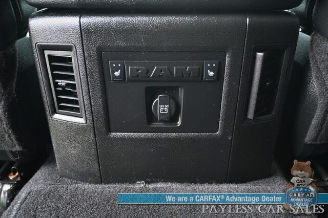 2018 Ram 2500 Laramie / 4X4 / Mega Cab / Cummins Turbo Diesel / Auto Start / Power Heated & Ventilated Leather Seats / Heated Steering / Navigation / Apple CarPlay & Android Auto / Bed Liner / Back Up Cam / Tow Pkg Anchorage AK