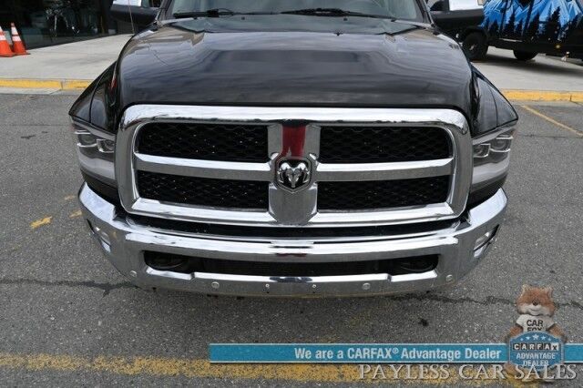 2018 Ram 2500 Laramie / 4X4 / Mega Cab / Cummins Turbo Diesel / Auto Start / Power Heated & Ventilated Leather Seats / Heated Steering / Navigation / Apple CarPlay & Android Auto / Bed Liner / Back Up Cam / Tow Pkg Anchorage AK