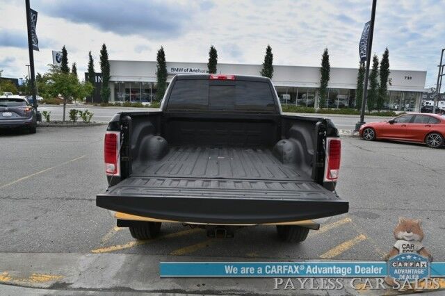2018 Ram 2500 Laramie / 4X4 / Mega Cab / Cummins Turbo Diesel / Cold Weather Pkg / Auto Start / Power Heated & Cooled Leather Seats / Heated Steering / Navigation / Apple CarPlay & Android Auto / Bed Liner / Back Up Cam / Tow Pkg Anchorage AK