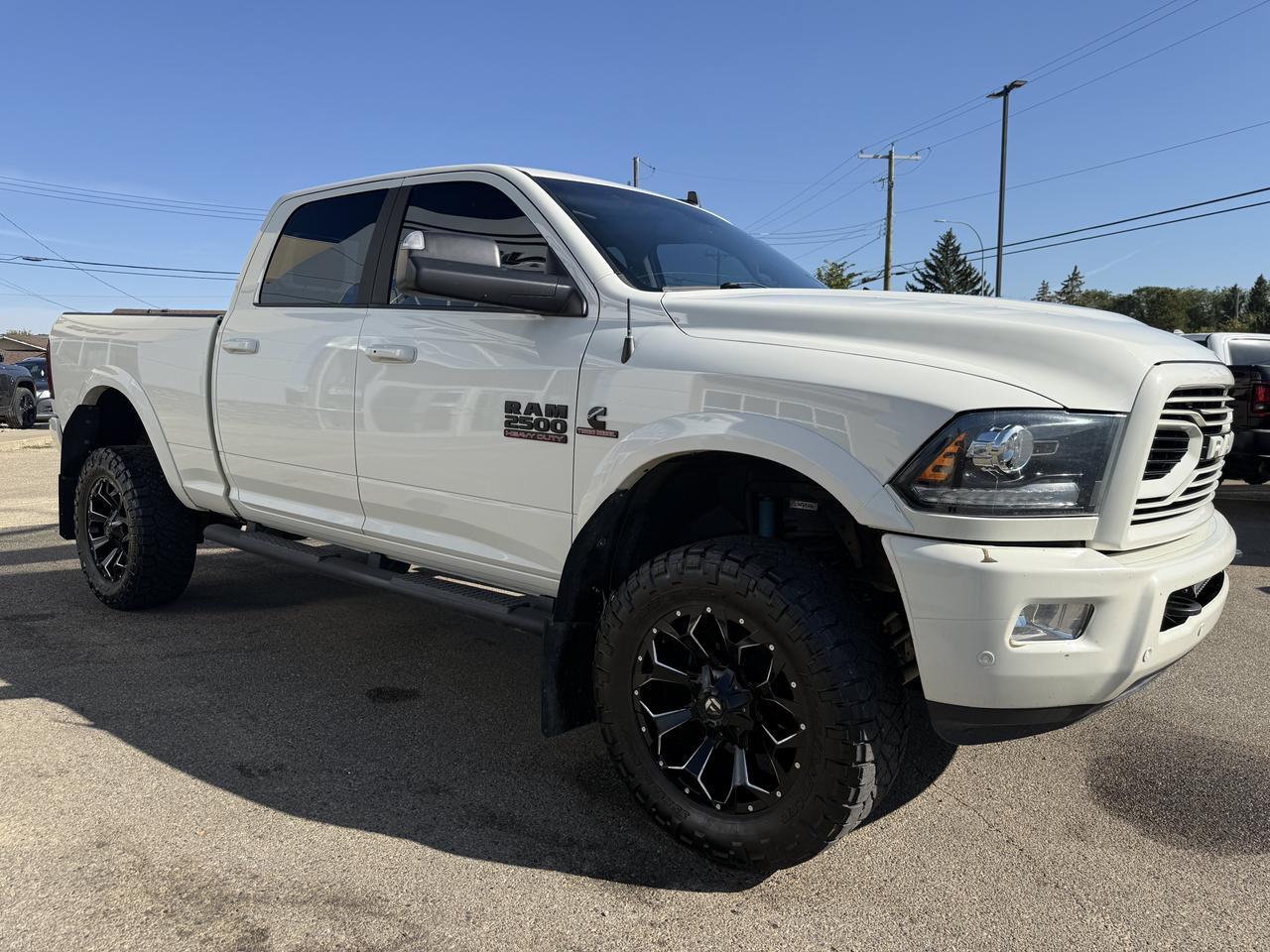 2018 Ram 2500 Laramie Crew Cab 4x4 | Cummins Diesel | Leather Heated Vented Seats | NAV | Power Sunroof Redwater AB