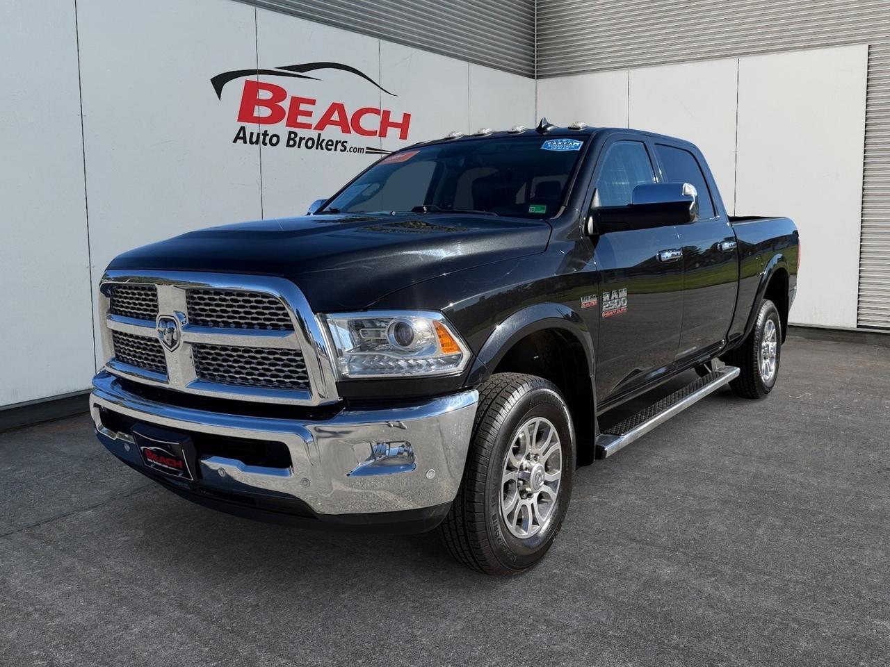 2018 Ram 2500 Laramie, HEATED AND VENTILATED SEATS, HEATED STEERING WHEEL, BACKUP CAMERA, APPLE CARPLAY/ANDROID AUTO, ALPINE SPEAKERS, POWER SUNROOF, COME AND TEST DRIVE THIS RAM 2500 TODAY!