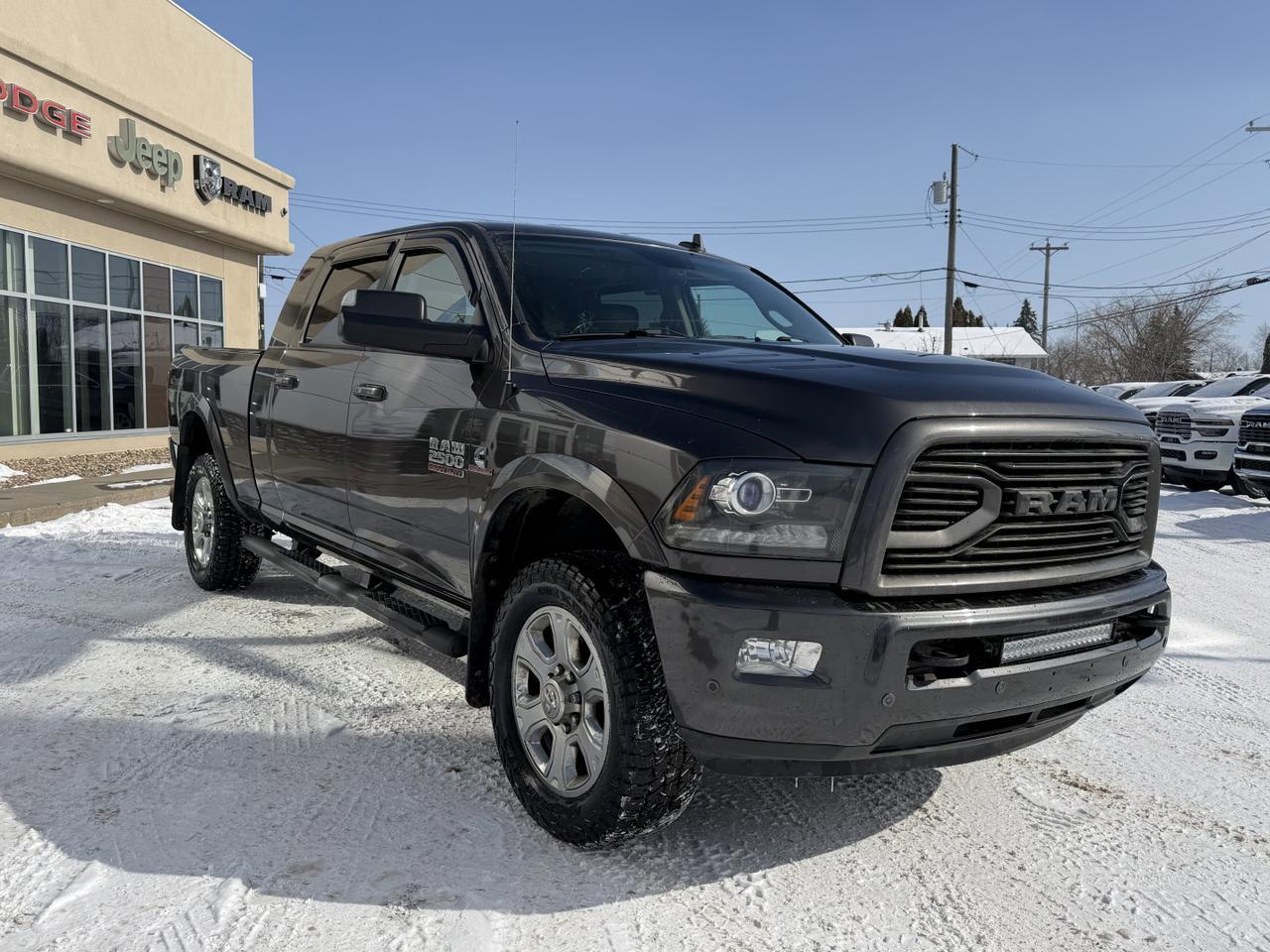 2018 Ram 2500 Laramie Mega Cab 4x4 | Cummins Turbo Diesel | Leather | Heated Vented Seats | Power Sunroof | NAV Redwater AB
