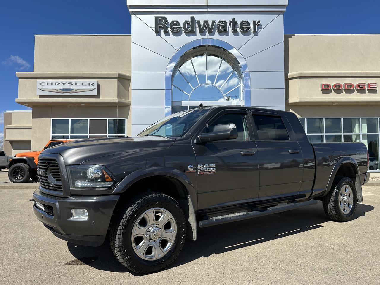 2018 Ram 2500 Laramie Mega Cab 4x4 | DELETED & TUNED | 68RFE | Leather | 5th Wheel Prep | Sun Roof