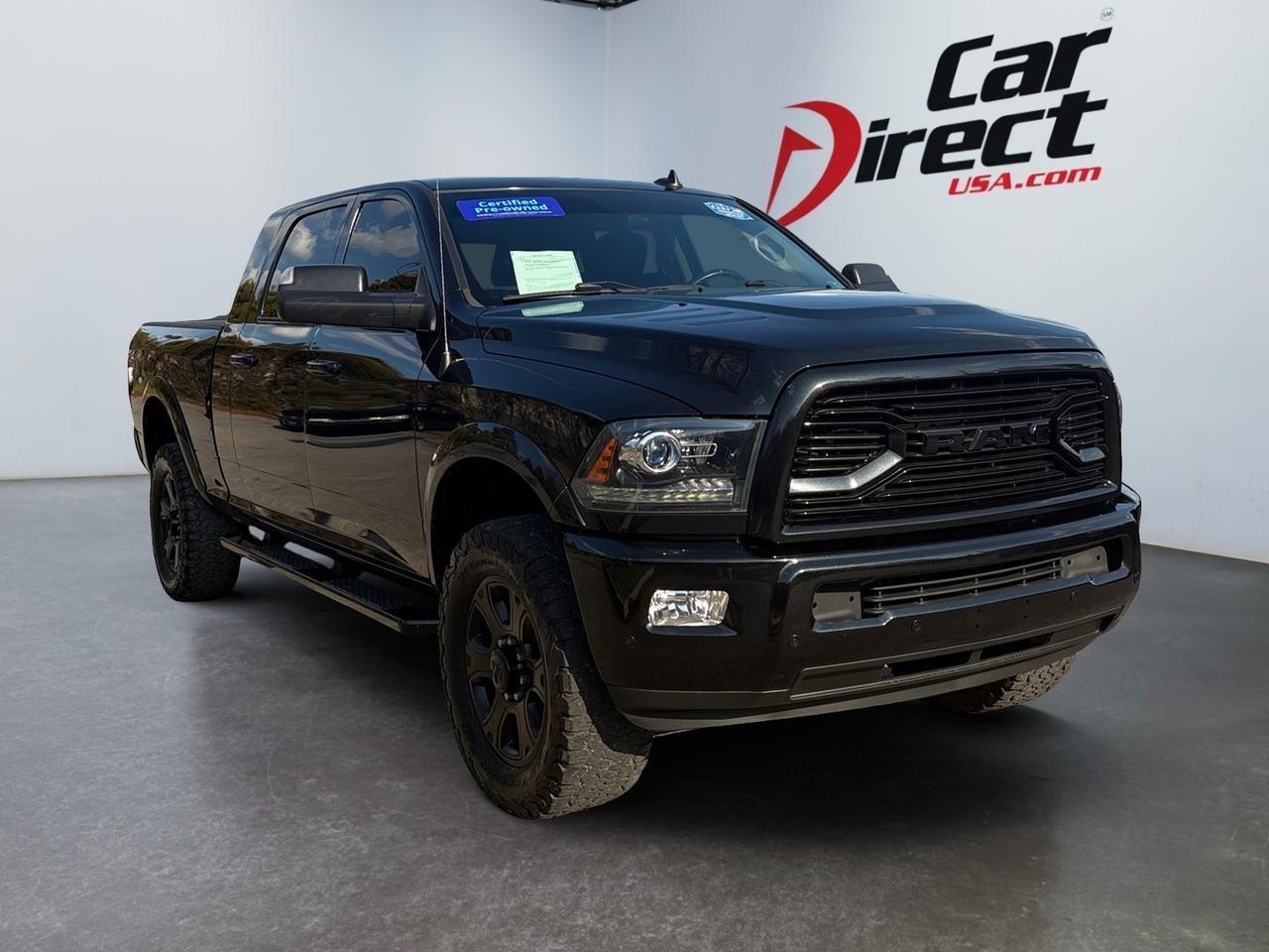 2018 Ram 2500 Laramie, REMOTE START, HEATED & VENTILATED SEATS, REAR POWER SLIDING WINDOW, HEATED 2ND ROW, BACKUP CAMERA WITH PARKING SENSORS, LOW MILEAGE, ONLY 1 OWNER, CLEAN CARFAX, RIDE BIG IN THIS RAM 2500!