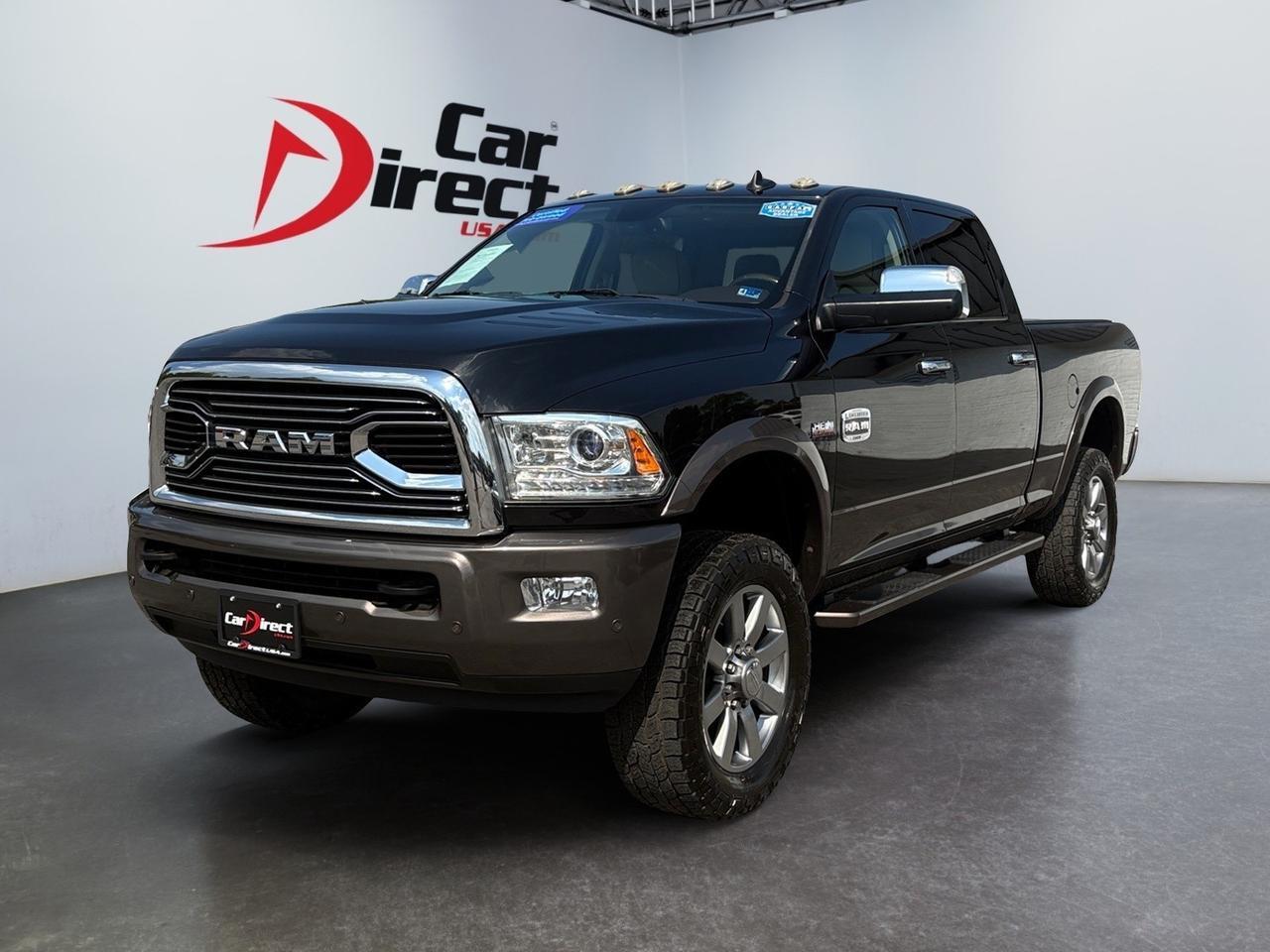 2018 Ram 2500 Longhorn, RUNNING BOARDS, SUNROOF, BACKUP CAMERA WITH PARKING SENSORS, HEATED FRONT & REAR SEATS, APPLE CARPLAY/ANDROID AUTO, 5TH WHEEL/GOOSENECK TOW PACKAGE, REMOTE START, LOW MILES, CLEAN CARFAX, THIS TRUCK HAS IT ALL! Virginia Beach VA