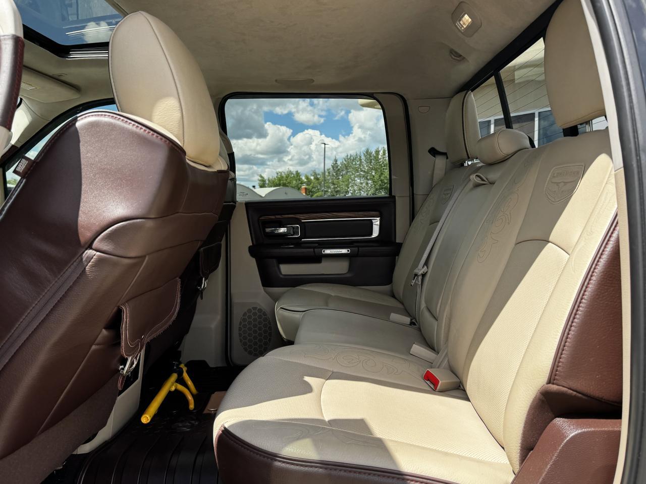 2018 Ram 2500 Longhorn Special Edition Crew Cab 4x4 | Cummins | CD Player | Sunroof | Towing | Leather Redwater AB