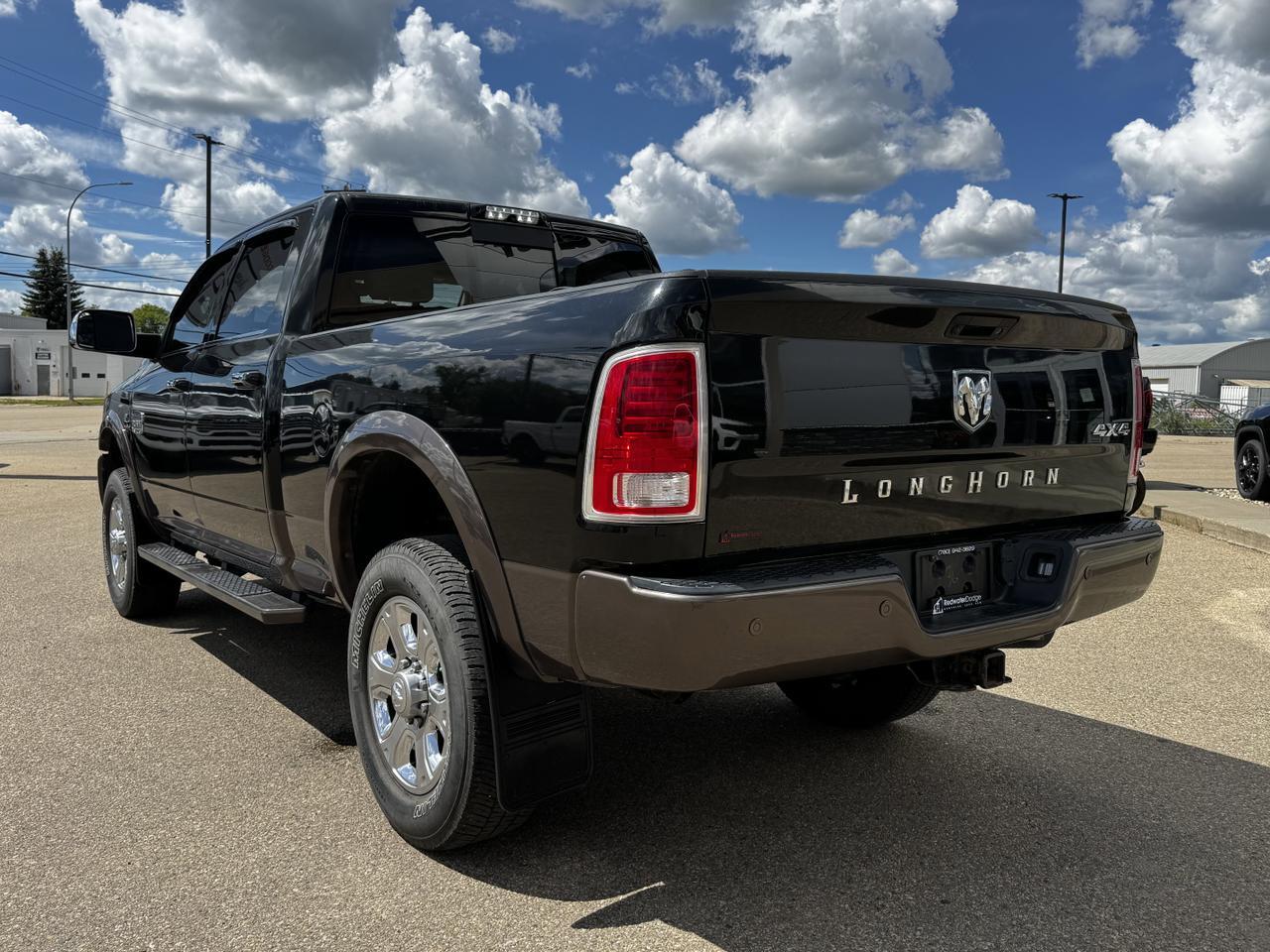 2018 Ram 2500 Longhorn Special Edition Crew Cab 4x4 | Cummins | CD Player | Sunroof | Towing | Leather Redwater AB