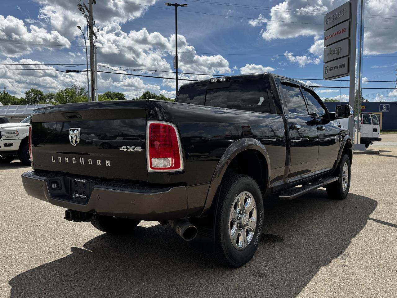 2018 Ram 2500 Longhorn Special Edition Crew Cab 4x4 | Cummins | CD Player | Sunroof | Towing | Leather Redwater AB