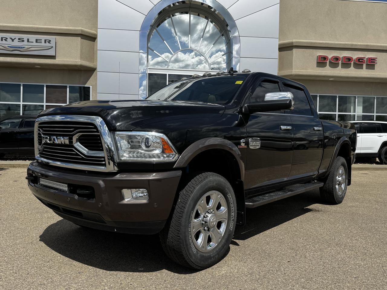 2018 Ram 2500 Longhorn Special Edition Crew Cab 4x4 | Cummins | CD Player | Sunroof | Towing | Leather Redwater AB