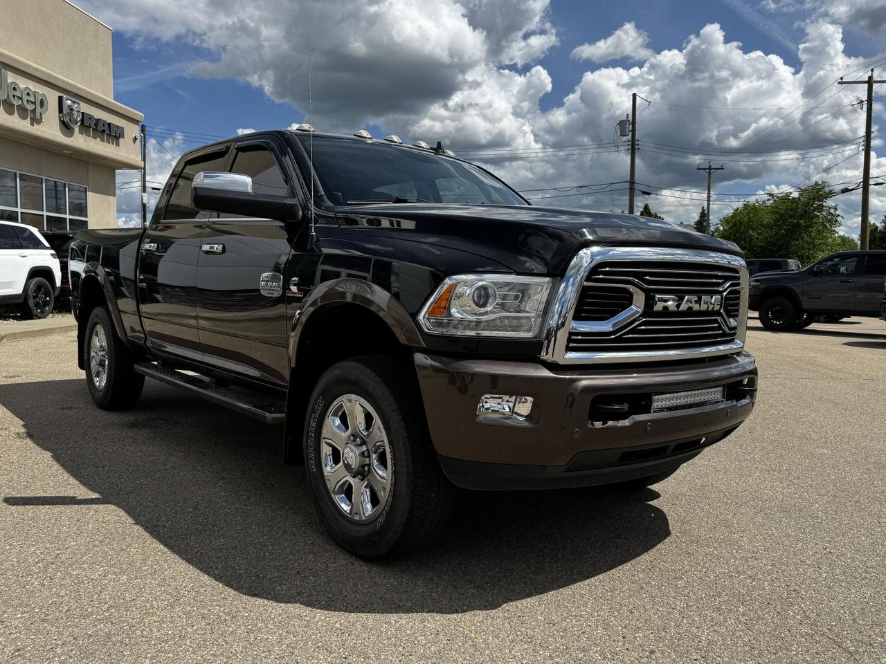 2018 Ram 2500 Longhorn Special Edition Crew Cab 4x4 | Cummins | CD Player | Sunroof | Towing | Leather Redwater AB