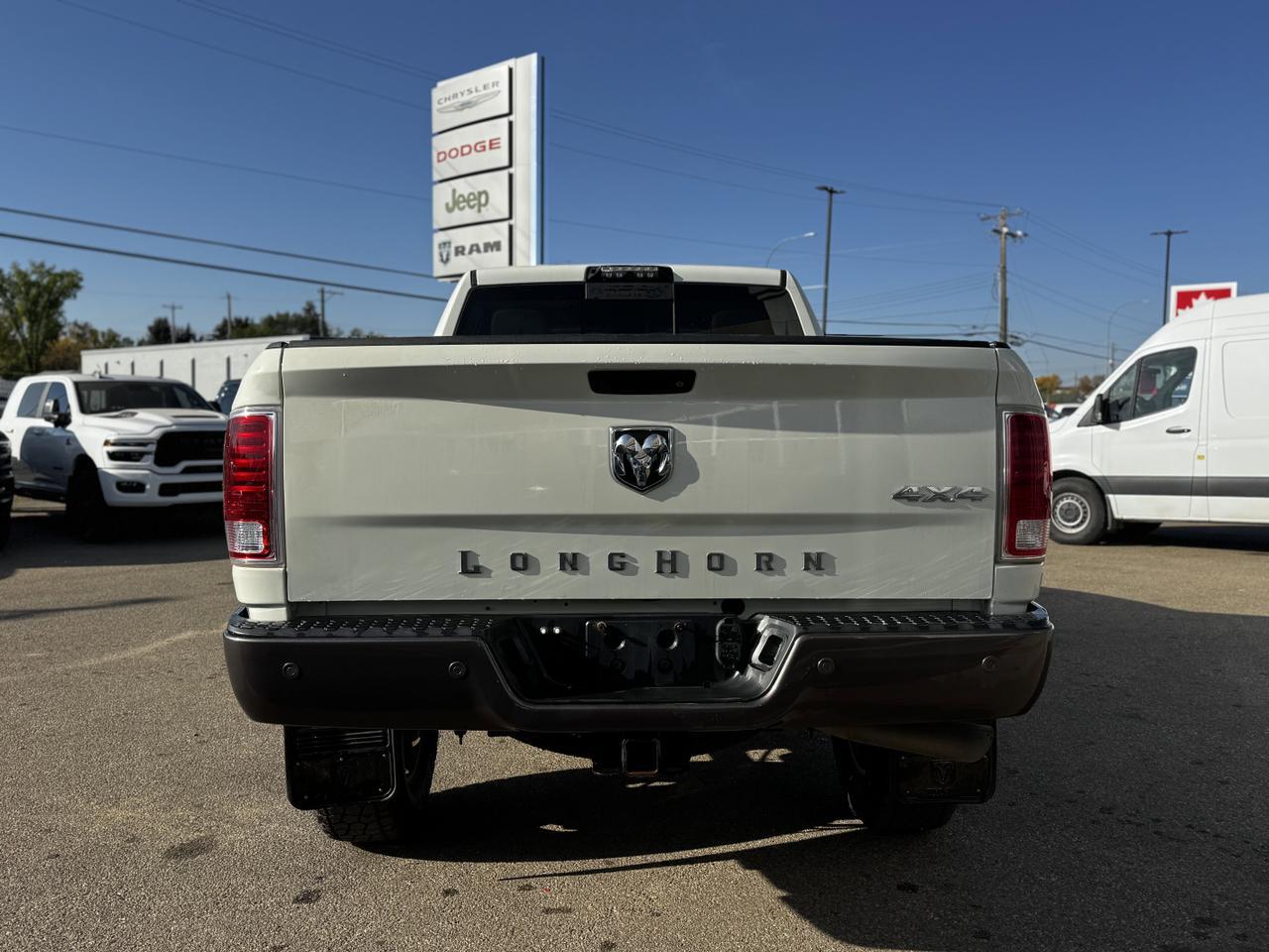 2018 Ram 2500 Longhorn Special Edition Crew Cab 4x4 | Cummins Diesel | Leather | Heated Vented Seats | Towing Redwater AB