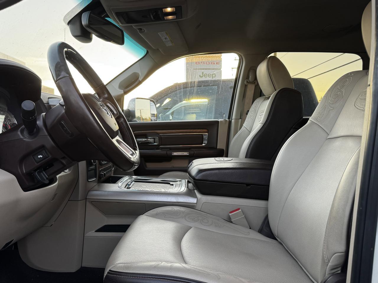 2018 Ram 2500 Longhorn Special Edition Crew Cab 4x4 | Cummins Diesel | Leather | Heated Vented Seats | Towing Redwater AB