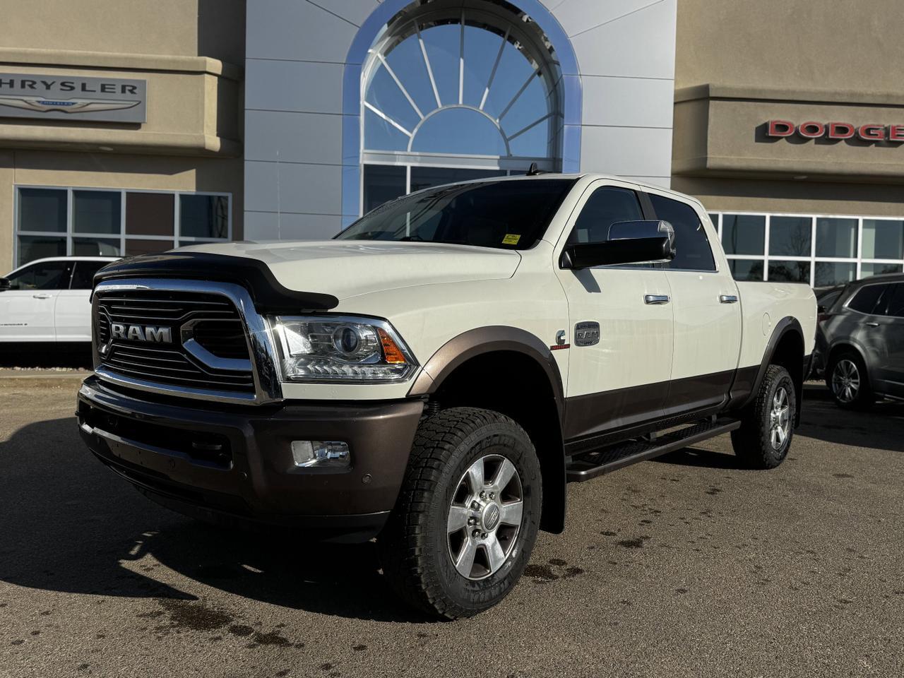 2018 Ram 2500 Longhorn Special Edition Crew Cab 4x4 | Cummins Diesel | Leather | Heated Vented Seats | Towing Redwater AB