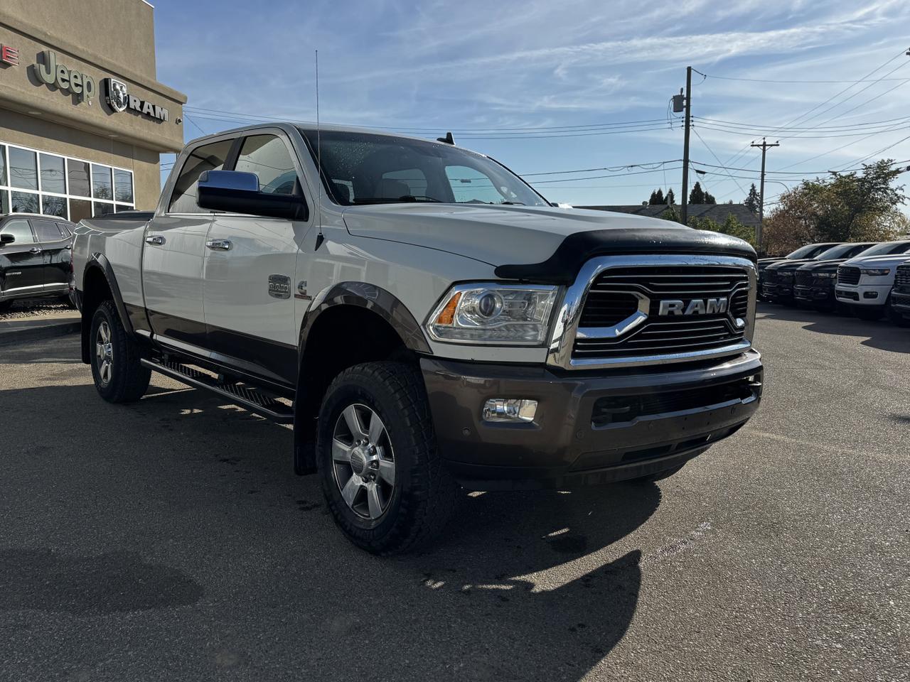 2018 Ram 2500 Longhorn Special Edition Crew Cab 4x4 | Cummins Diesel | Leather | Heated Vented Seats | Towing Redwater AB