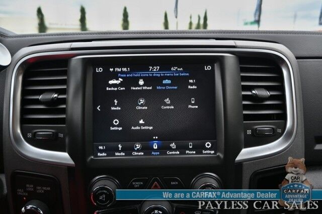2018 Ram 2500 Power Wagon / 4X4 / 6.4L V8 / Crew Cab / Auto Start / Heated & Cooled Leather Seats / Heated Steering / Sunroof / Alpine Speakers / Apple CarPlay & Android Auto / Tonneau Cover / Tpw Pkg / Only 27K Miles / 1-Owner Anchorage AK