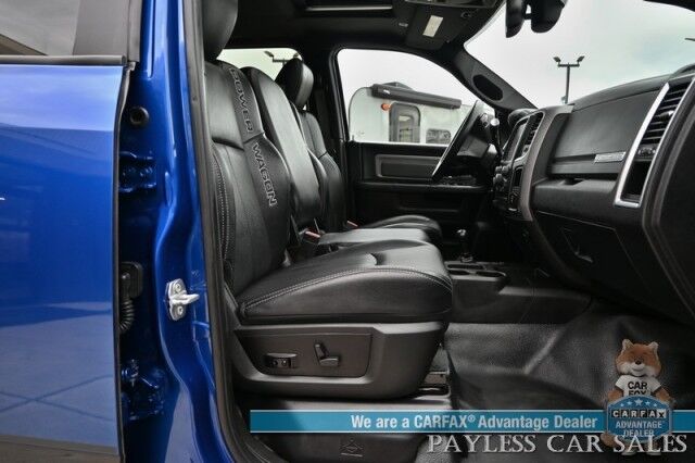 2018 Ram 2500 Power Wagon / 4X4 / 6.4L V8 / Crew Cab / Auto Start / Heated & Cooled Leather Seats / Heated Steering / Sunroof / Alpine Speakers / Apple CarPlay & Android Auto / Tonneau Cover / Tpw Pkg / Only 27K Miles / 1-Owner Anchorage AK