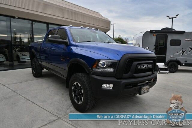 2018 Ram 2500 Power Wagon / 4X4 / 6.4L V8 / Crew Cab / Auto Start / Heated & Cooled Leather Seats / Heated Steering / Sunroof / Alpine Speakers / Apple CarPlay & Android Auto / Tonneau Cover / Tpw Pkg / Only 27K Miles / 1-Owner Anchorage AK