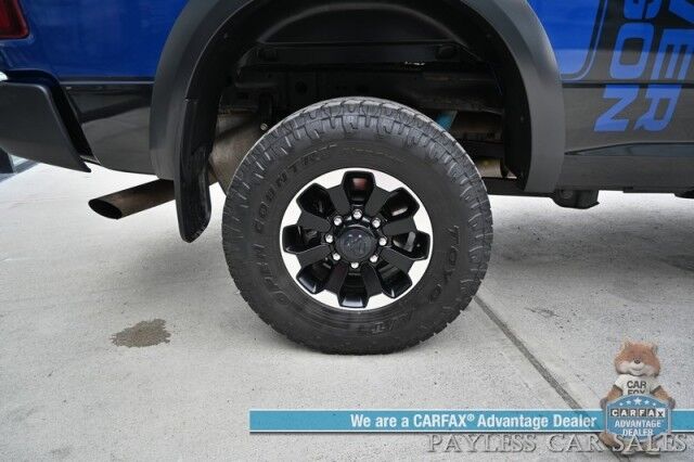 2018 Ram 2500 Power Wagon / 4X4 / 6.4L V8 / Crew Cab / Auto Start / Heated & Cooled Leather Seats / Heated Steering / Sunroof / Alpine Speakers / Apple CarPlay & Android Auto / Tonneau Cover / Tpw Pkg / Only 27K Miles / 1-Owner Anchorage AK