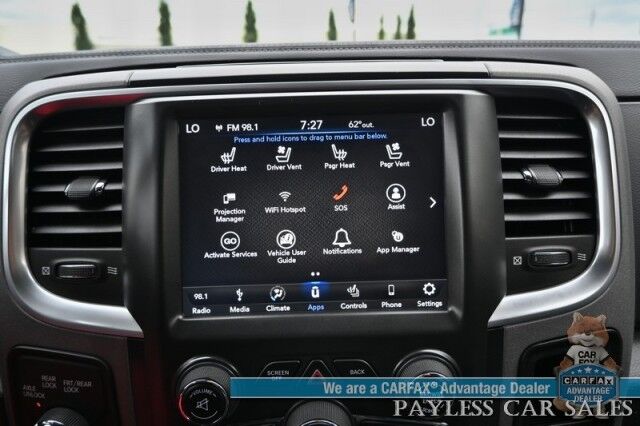 2018 Ram 2500 Power Wagon / 4X4 / 6.4L V8 / Crew Cab / Auto Start / Heated & Cooled Leather Seats / Heated Steering / Sunroof / Alpine Speakers / Apple CarPlay & Android Auto / Tonneau Cover / Tpw Pkg / Only 27K Miles / 1-Owner Anchorage AK