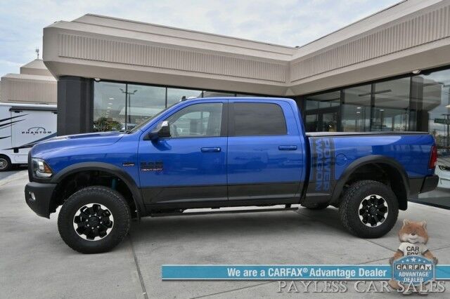 2018 Ram 2500 Power Wagon / 4X4 / 6.4L V8 / Crew Cab / Auto Start / Heated & Cooled Leather Seats / Heated Steering / Sunroof / Alpine Speakers / Apple CarPlay & Android Auto / Tonneau Cover / Tpw Pkg / Only 27K Miles / 1-Owner Anchorage AK
