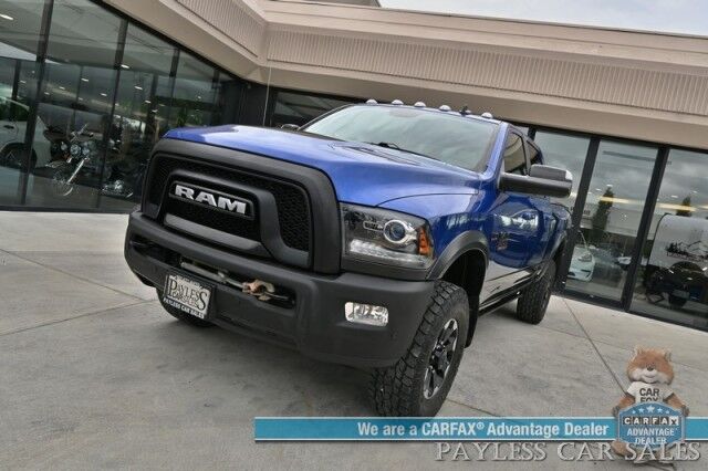 2018 Ram 2500 Power Wagon / 4X4 / 6.4L V8 / Crew Cab / Auto Start / Heated & Cooled Leather Seats / Heated Steering / Sunroof / Alpine Speakers / Apple CarPlay & Android Auto / Tonneau Cover / Tpw Pkg / Only 27K Miles / 1-Owner Anchorage AK