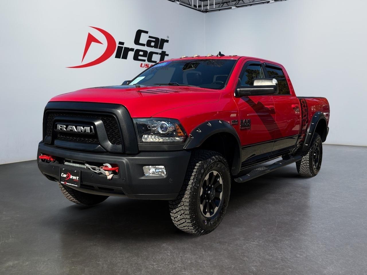 2018 Ram 2500 Power Wagon, POWER SUNROOF, TUBLAR STEPS, TOW PACKAGE BACKUP CAMERA, HEATED STEERING STEERING WHEEL & SEATS, APPLE CARPLAY/ANDROID AUTO, REMOTE START, HEATED & COOLING SEATS, LOW MILES, CLEAN CARFAX, TAKE ON THE POWER IN THIS 2500!