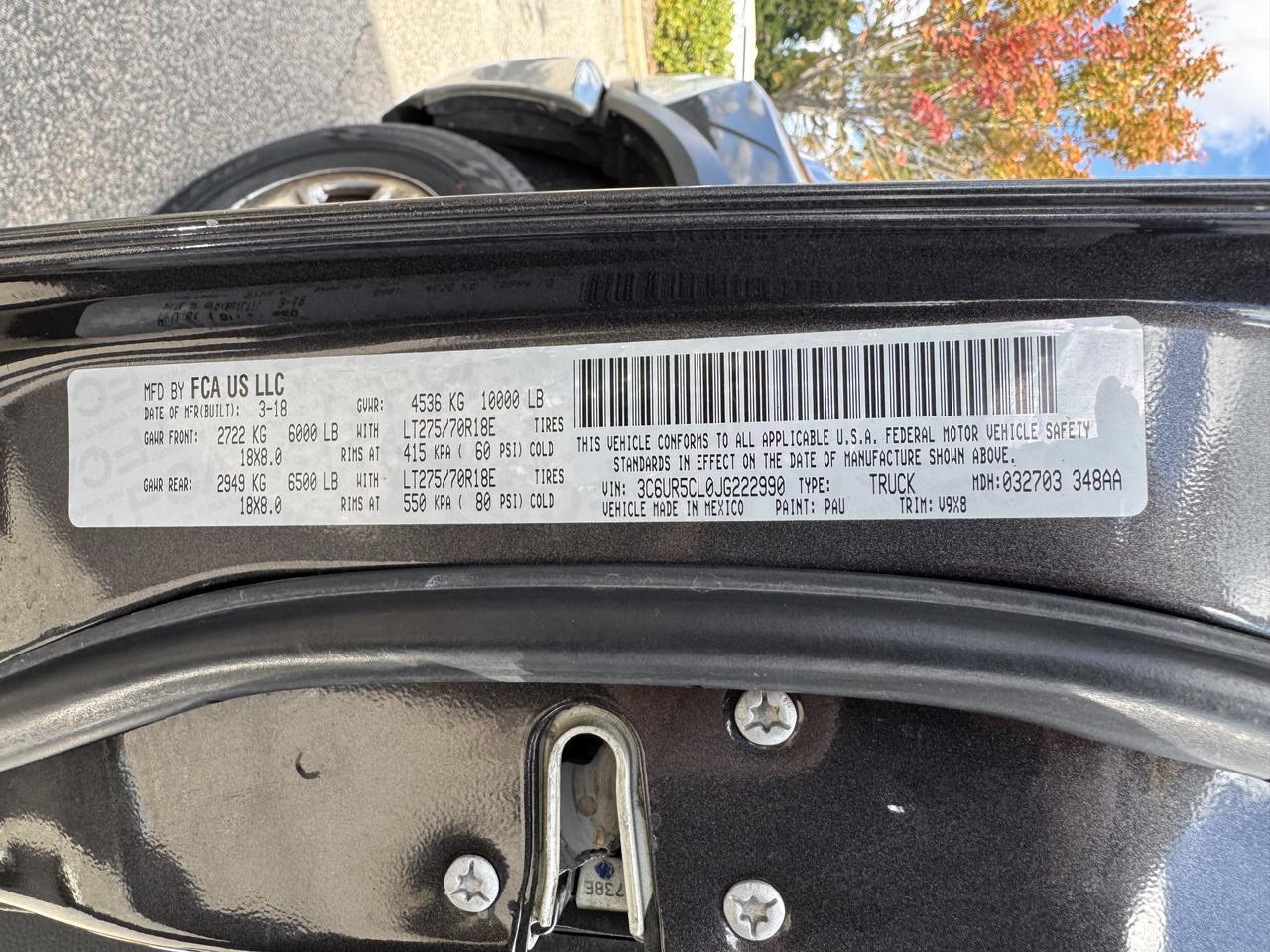 2018 Ram 2500 Tradesman Crew Cab 4x4 6&apos;4 Box Monroe NC