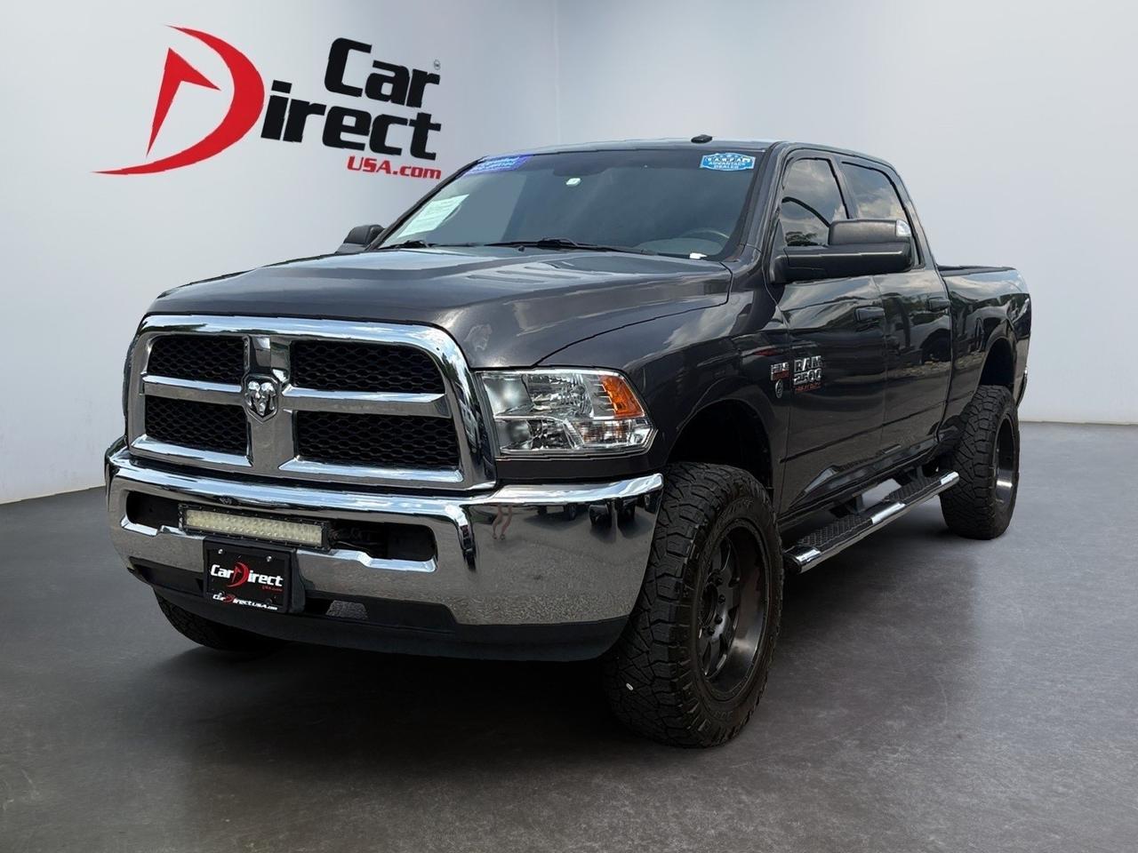 2018 Ram 2500 Tradesman, RUNNING BOARDS, TOW PACKAGE, BACKUP CAMERA, USB/AUX PORT, BED LINER, KEYLESS ENTRY, TINTED WINDOWS, LOW MILES, CLEAN CARFAX, GET TO WORK IN THIS RAM!