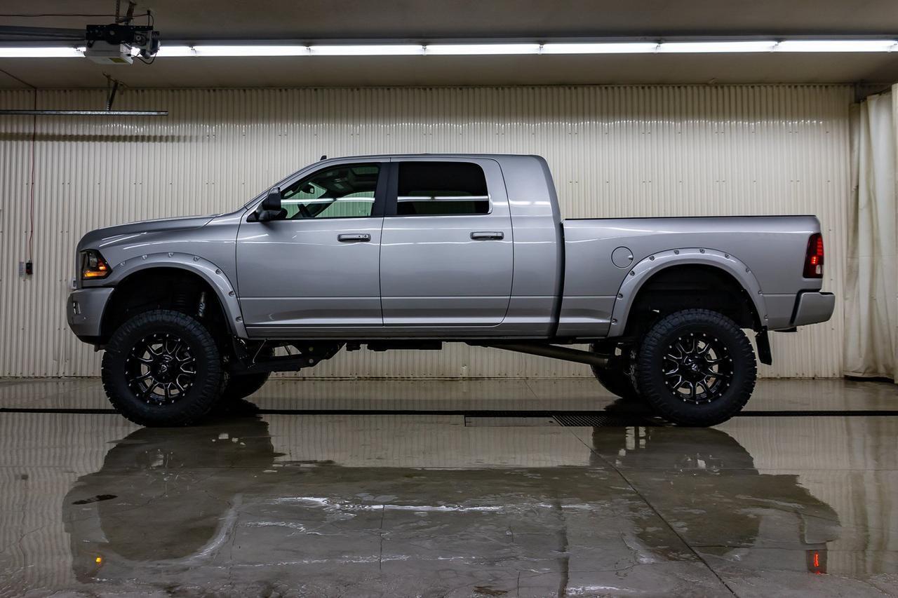 2018 Ram 3500 4X4 Mega Cab Laramie Diesel AISIN 6" Lift Red Deer AB