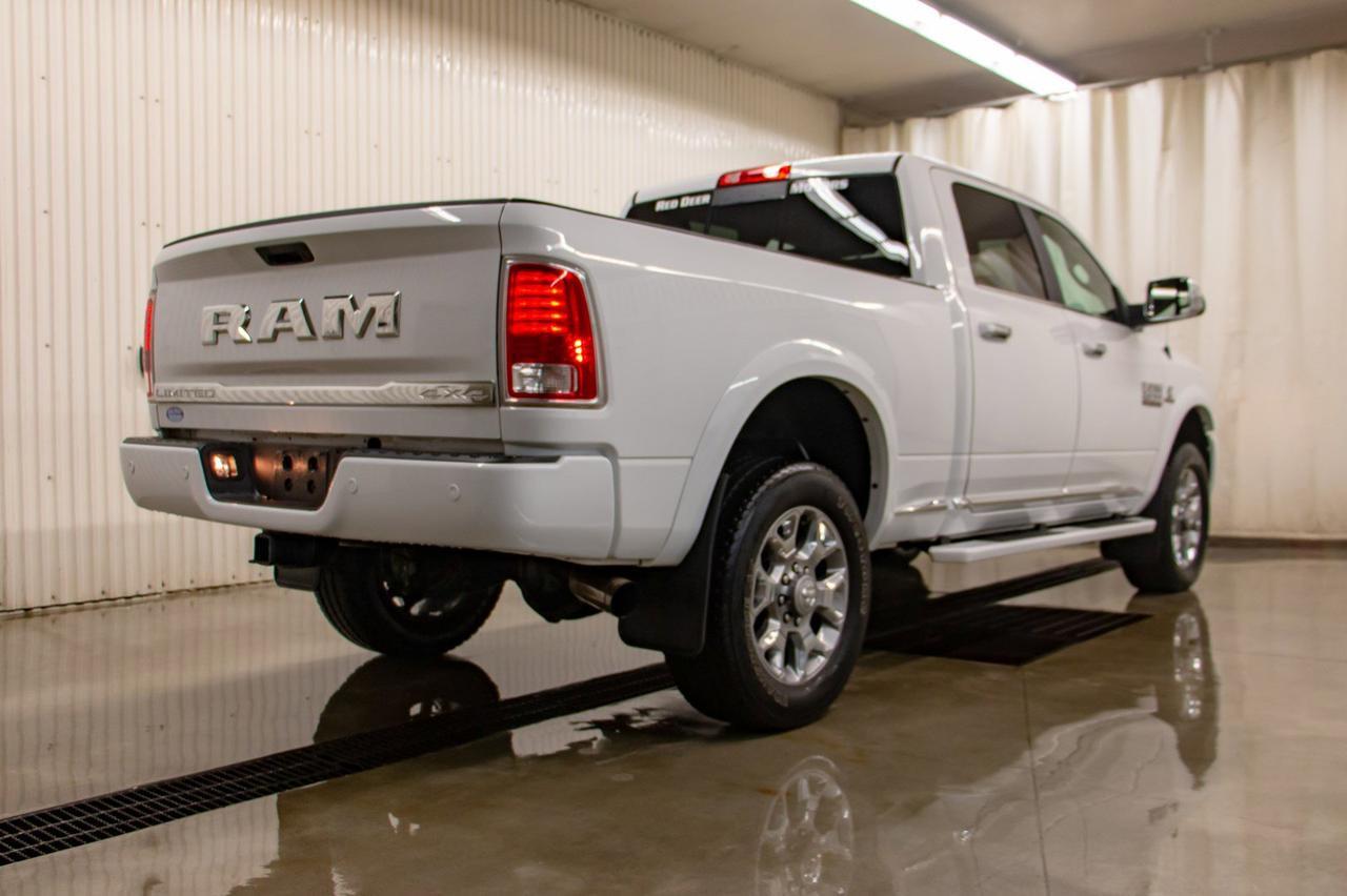 2018 Ram 3500 4x4 Crew Cab Limited Diesel Leather Roof Nav Red Deer AB