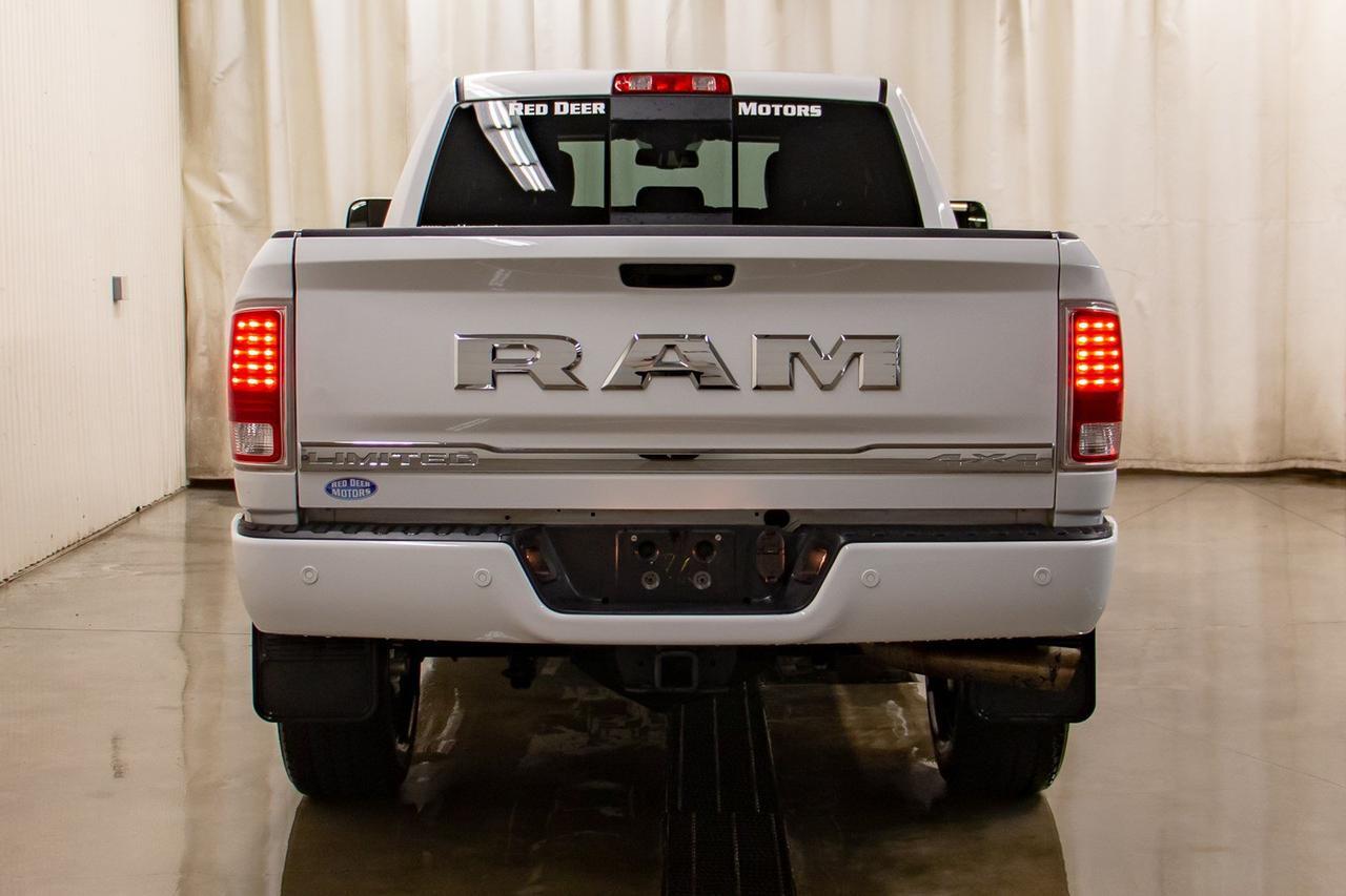 2018 Ram 3500 4x4 Crew Cab Limited Diesel Leather Roof Nav Red Deer AB