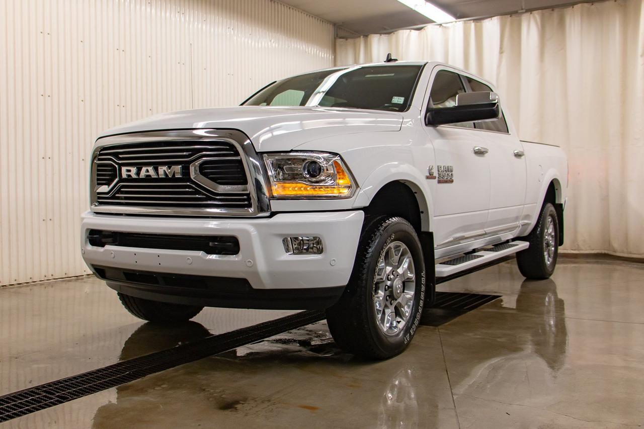 2018 Ram 3500 4x4 Crew Cab Limited Diesel Leather Roof Nav Red Deer AB