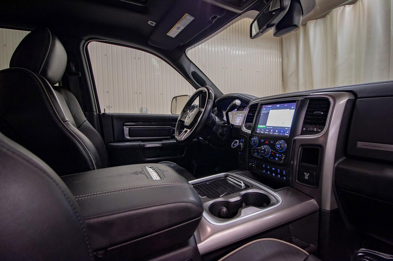 2018 Ram 3500 4x4 Crew Cab Limited Diesel Leather Roof Nav Red Deer AB