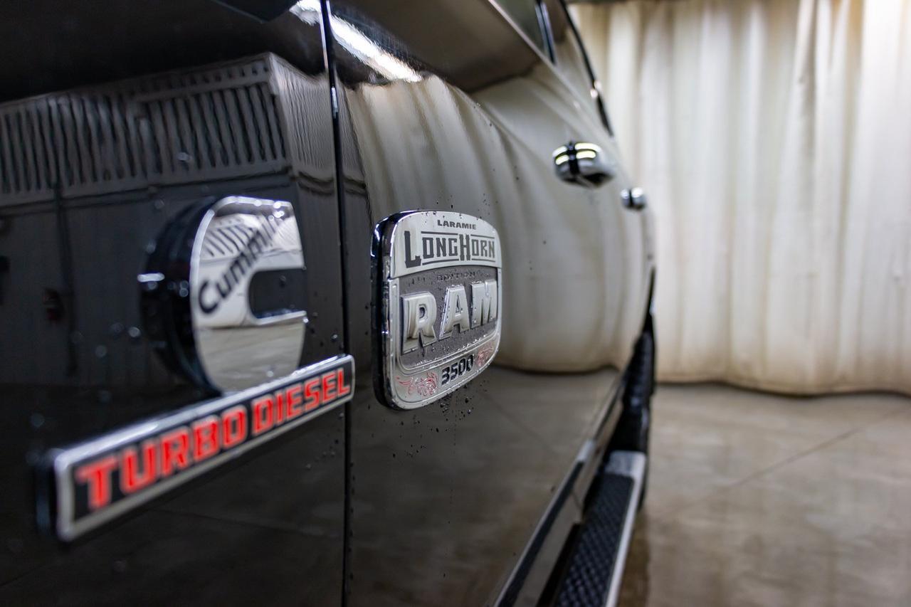 2018 Ram 3500 4x4 Crew Cab Longhorn Diesel 4" Lift Red Deer AB
