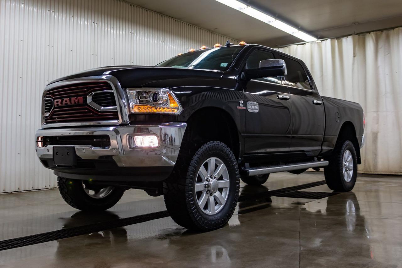 2018 Ram 3500 4x4 Crew Cab Longhorn Diesel 4" Lift Red Deer AB