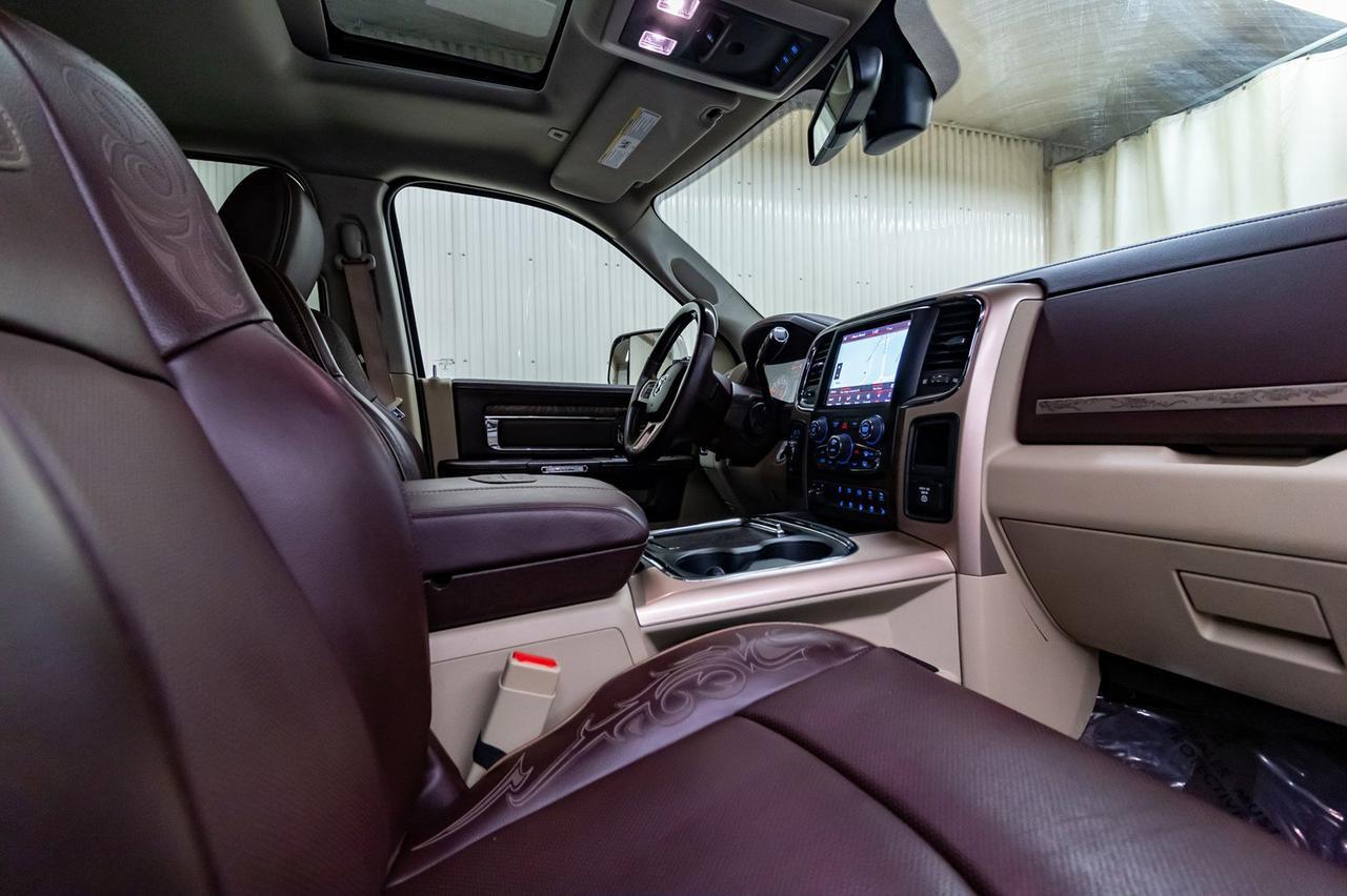 2018 Ram 3500 4x4 Crew Cab Longhorn Diesel 4" Lift Red Deer AB