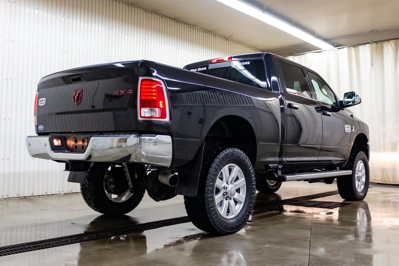 2018 Ram 3500 4x4 Crew Cab Longhorn Diesel 4" Lift Red Deer AB