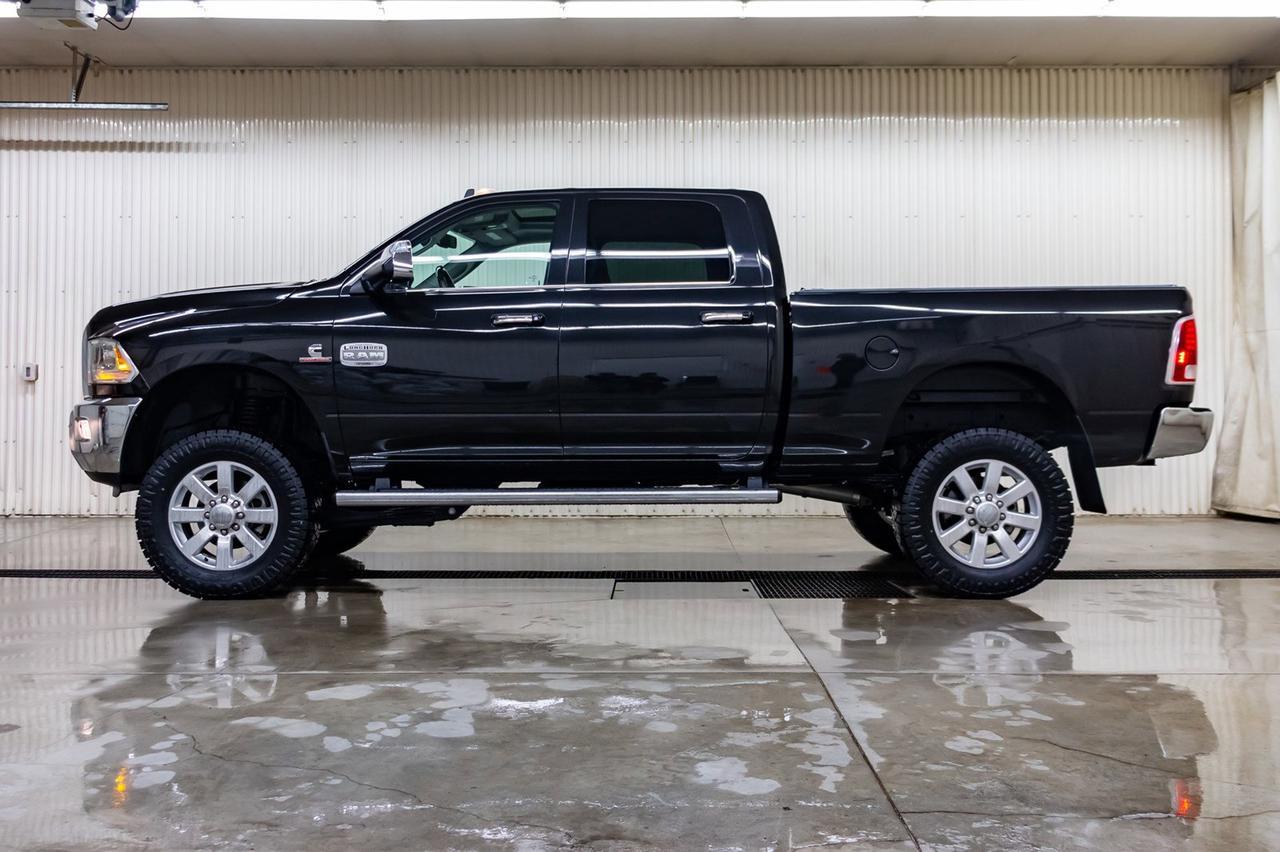 2018 Ram 3500 4x4 Crew Cab Longhorn Diesel 4" Lift Red Deer AB