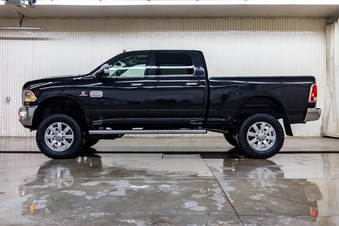 2018 Ram 3500 4x4 Crew Cab Longhorn Diesel 4" Lift Red Deer AB