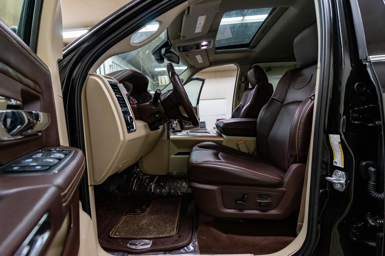 2018 Ram 3500 4x4 Crew Cab Longhorn Diesel 4" Lift Red Deer AB