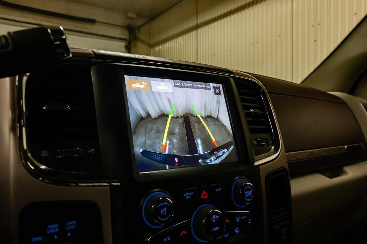 2018 Ram 3500 4x4 Crew Cab Longhorn Diesel AISIN Longbox Leather Roof Nav Red Deer AB