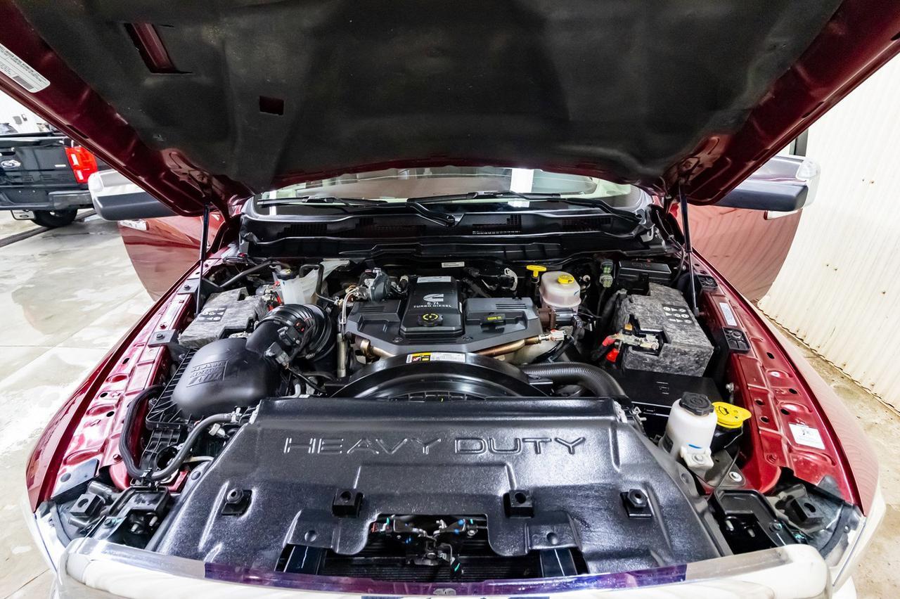 2018 Ram 3500 4x4 Crew Cab Longhorn Diesel AISIN Longbox Leather Roof Nav Red Deer AB