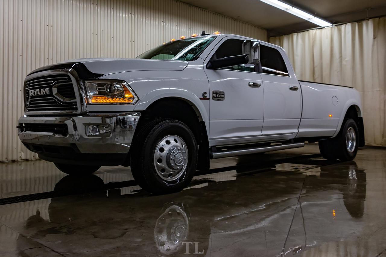 2018 Ram 3500 4x4 Crew Cab Longhorn Dually Diesel AISIN Red Deer AB