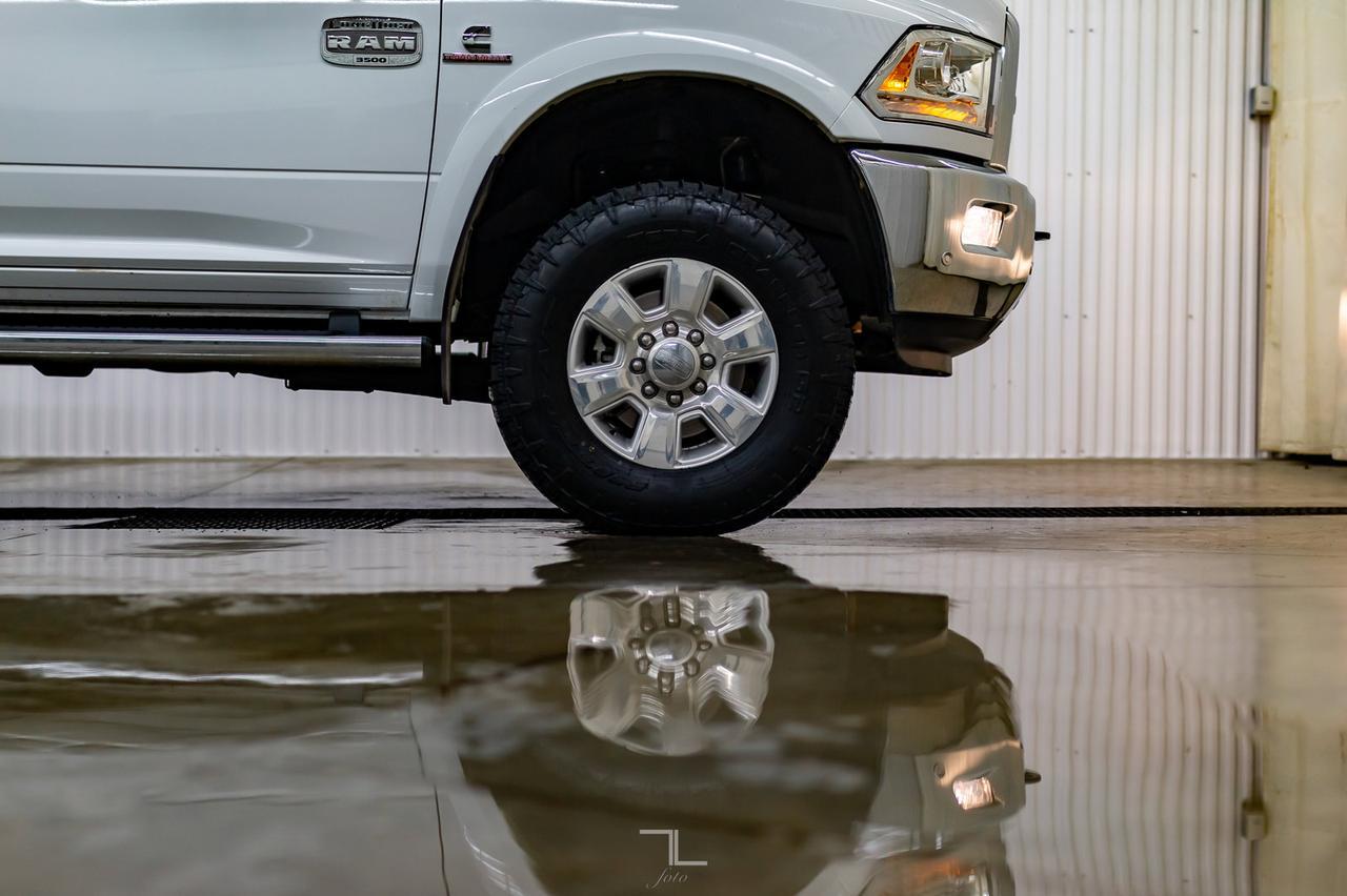 2018 Ram 3500 4x4 Crew Cab Longhorn Longbox Leather Nav BCam Red Deer AB