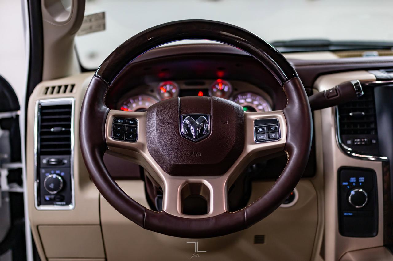 2018 Ram 3500 4x4 Crew Cab Longhorn Longbox Leather Nav BCam Red Deer AB